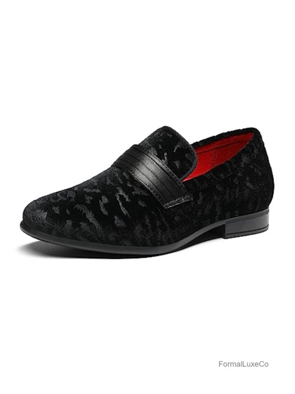 Boys Patent PU Leather or Velvet Slip-On Dress Loafers Tuxedo Shoes